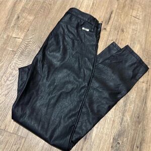 KanCan Black Faux Leather Pants